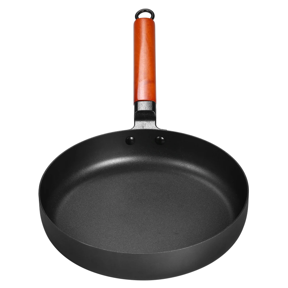 26.3cm Nonstick Fry Pan with Wooden Handle Iron Frying Pan for Gas stove Electric stove Induction cooker Kitchen Product
26.3cm Nonstick Fry Pan with Wooden Handle Iron Frying Pan for Gas stove Electric stove Induction cooker Kitchen Product