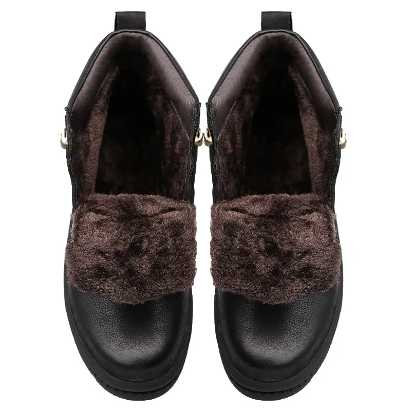 Martin Boots MEN'S Short Boots Lace-up Large Size Worker Boot Winter plus Velvet Warm Men Cotton-padded Shoes High Shoes
Martin Boots MEN'S Short Boots Lace-up Large Size Worker Boot Winter plus Velvet Warm Men Cotton-padded Shoes High Shoes