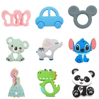 Chenkai 10pcs Silicone Teether Butterfly Elephant Unicorn Baby Pacifier Dummy Chewing Nursing DIY Sensory Jewelry Teething Toy
Chenkai 10pcs Silicone Teether Butterfly Elephant Unicorn Baby Pacifier Dummy Chewing Nursing DIY Sensory Jewelry Teething Toy