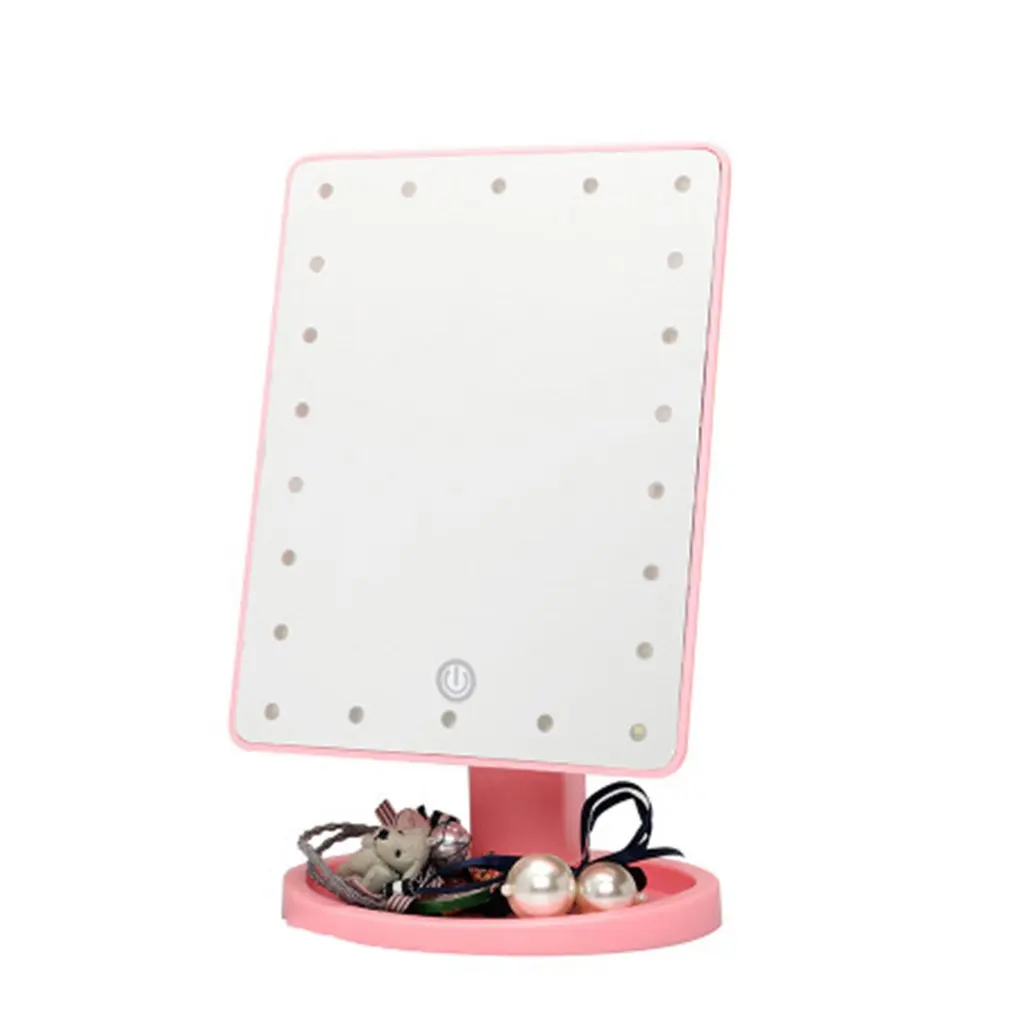 Square Benched Led Makeup Mirror With 22 Light Complement Touch Switch Makeup Dresser Mirror 360 Degree Rotating Mirror
Square Benched Led Makeup Mirror With 22 Light Complement Touch Switch Makeup Dresser Mirror 360 Degree Rotating Mirror
