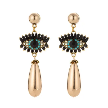 Fashion accessories Devil's Eye Crystal Vintage Earrings For Women Pearl Fashion Earring Jewelry Water drop
Fashion accessories Devil's Eye Crystal Vintage Earrings For Women Pearl Fashion Earring Jewelry Water drop