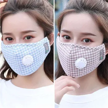 Cotton PM2.5 Plaid Mouth Mask Anti Haze Anti-dust Mask Activated Carbon Filter Respirator bacteria proof Flu Face Masks 2020
Cotton PM2.5 Plaid Mouth Mask Anti Haze Anti-dust Mask Activated Carbon Filter Respirator bacteria proof Flu Face Masks 2020