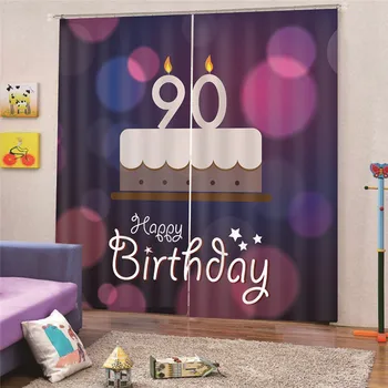 Customize 90 Birthday Modern Tulle Curtains For Living Room Bedroom 3D Printed Sheer cortinas para la sala For Window Drapes
Customize 90 Birthday Modern Tulle Curtains For Living Room Bedroom 3D Printed Sheer cortinas para la sala For Window Drapes