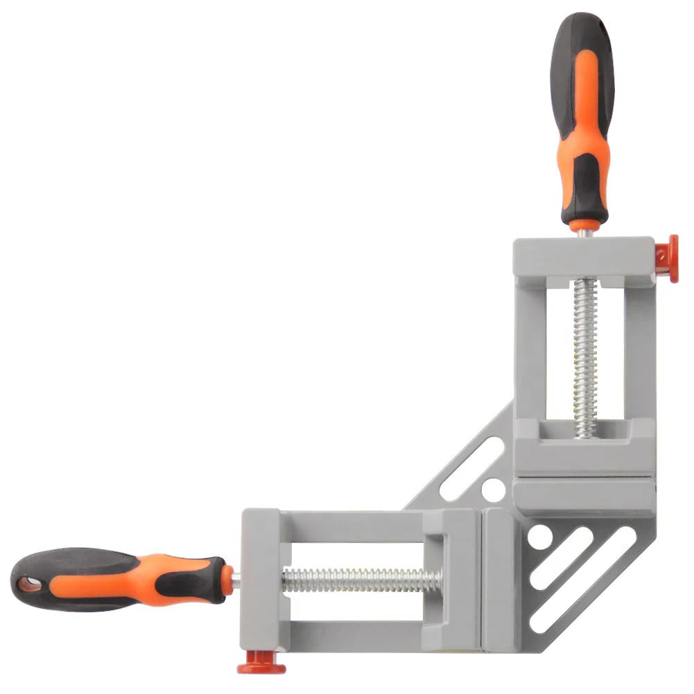 90 Degree Quick Release Corner Clamp Right Angle Welding Woodworking Carpenter Photo Frame Clamping Tools Aluminium Alloy
90 Degree Quick Release Corner Clamp Right Angle Welding Woodworking Carpenter Photo Frame Clamping Tools Aluminium Alloy