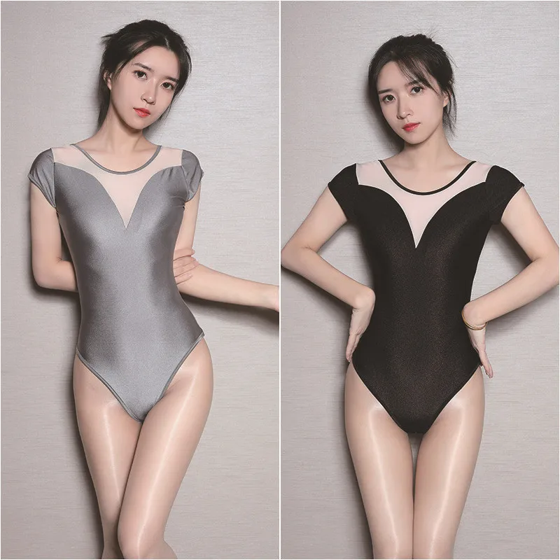 Sexy Mesh Splice Body V Back Ballet Bodysuit Black Gray Ballerina Dance Gymnastics Leotard Modern Ballet Mesh Bodysuit for Women
Sexy Mesh Splice Body V Back Ballet Bodysuit Black Gray Ballerina Dance Gymnastics Leotard Modern Ballet Mesh Bodysuit for Women