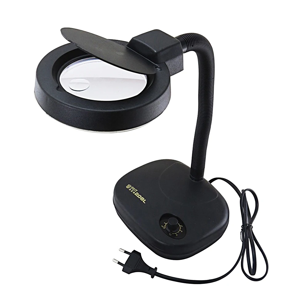 Lamp Magnifier 36 LED Desk Lamp 360 Degrees Bst-208l Mobile Phone Maintenance Adjustable Brightness Can Rotate 5-10X Magnifying
Lamp Magnifier 36 LED Desk Lamp 360 Degrees Bst-208l Mobile Phone Maintenance Adjustable Brightness Can Rotate 5-10X Magnifying