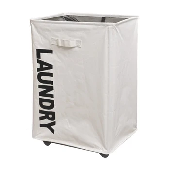 Oxford Cloth Dirty Clothes Basket Clothing Storage Basket Folding Storage Basket with Wheels
Oxford Cloth Dirty Clothes Basket Clothing Storage Basket Folding Storage Basket with Wheels