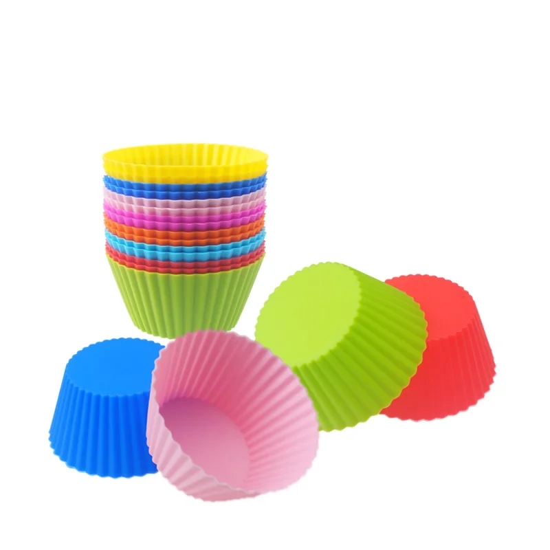 6pcs/10pcs 7cm Silicone Cupcake Cup Cake Tool Bakeware Baking Silicone and Muffin Cupcake Mold
6pcs/10pcs 7cm Silicone Cupcake Cup Cake Tool Bakeware Baking Silicone and Muffin Cupcake Mold