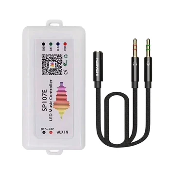 WIFI RGB SP107E Pixel IC SPI Music Bluetooth Controller for WS2812 SK6812 SK9822 RGBW APA102 LPD8806 Strip DC5-24V
WIFI RGB SP107E Pixel IC SPI Music Bluetooth Controller for WS2812 SK6812 SK9822 RGBW APA102 LPD8806 Strip DC5-24V