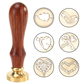 DIY Craft Love Heart Wax Sealing Stamp Retro Wood Handle Copper Seal Wax Stamp For Envelop Decortaion Wedding Supplies
DIY Craft Love Heart Wax Sealing Stamp Retro Wood Handle Copper Seal Wax Stamp For Envelop Decortaion Wedding Supplies