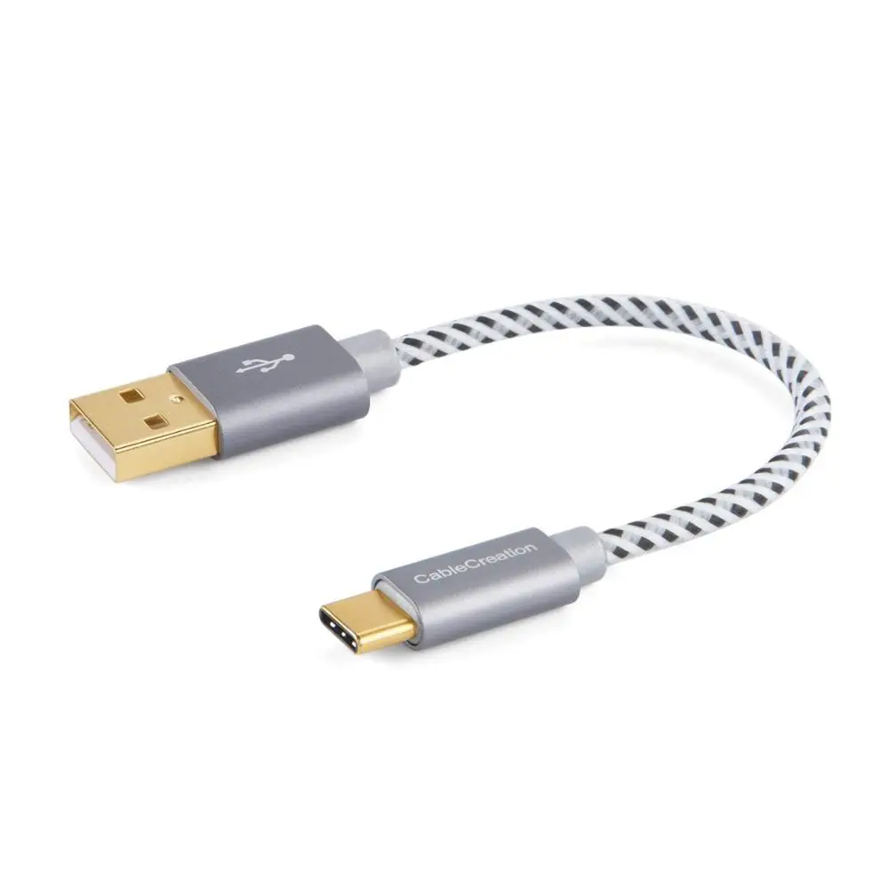 Short USB C Cable, CableCreation 0.8ft USB C to USB A Cable Braided 3A 480Mbps, Compatible with The New MacBook, Galaxy S10/S9..
Short USB C Cable, CableCreation 0.8ft USB C to USB A Cable Braided 3A 480Mbps, Compatible with The New MacBook, Galaxy S10/S9..