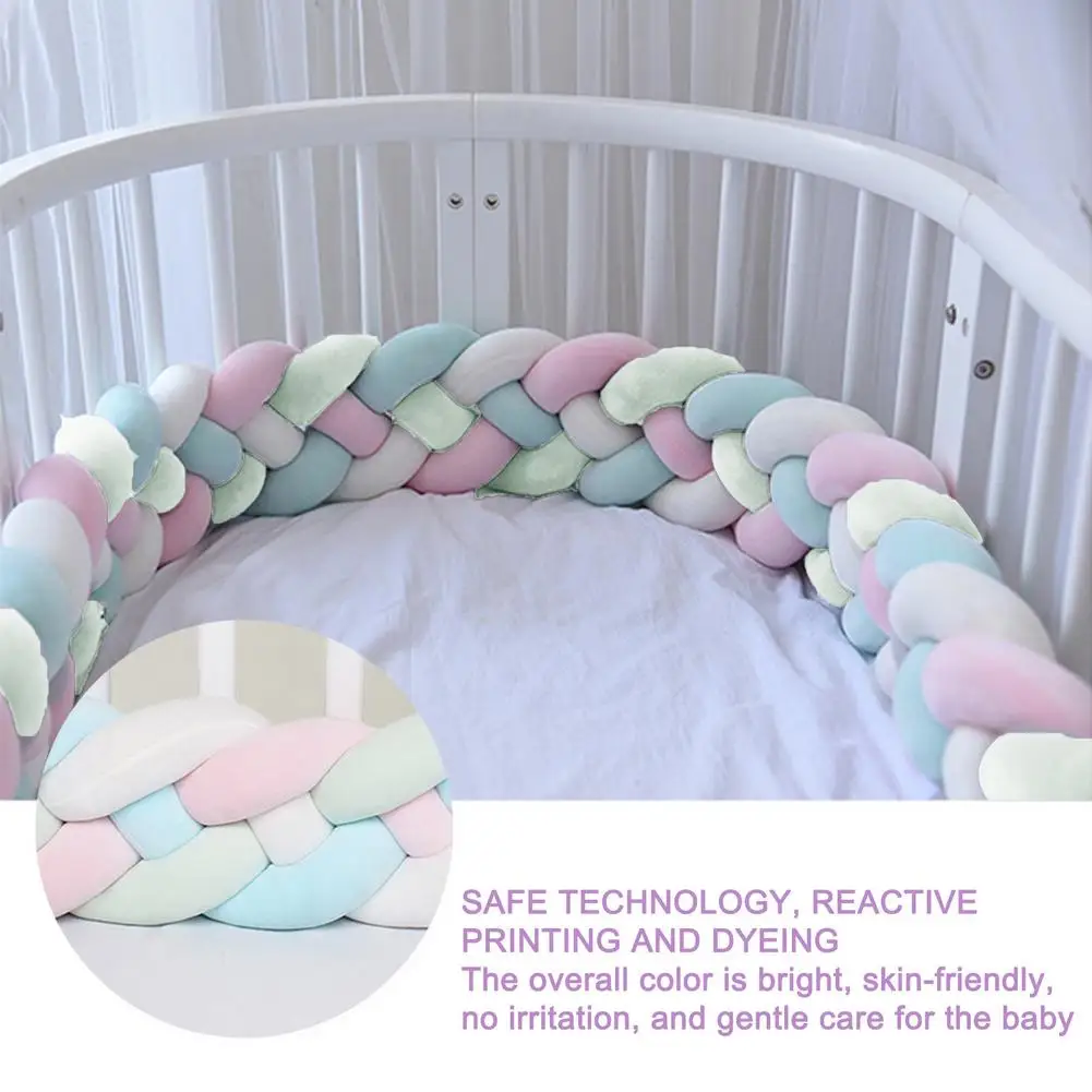 2M Baby Crib Protector Knot Baby Bed Bumper Weaving Plush Infant Crib Cushion For Newborns Nursery Bed Bumper Room Decor
2M Baby Crib Protector Knot Baby Bed Bumper Weaving Plush Infant Crib Cushion For Newborns Nursery Bed Bumper Room Decor