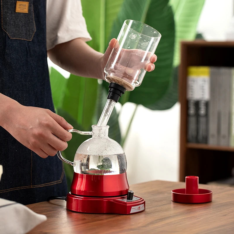 JRM0051 Electric Glass Siphon Pot Glass Home Manual Coffee Machine Temperature Control Coffee Siphon Pot Commercial Coffee Maker
JRM0051 Electric Glass Siphon Pot Glass Home Manual Coffee Machine Temperature Control Coffee Siphon Pot Commercial Coffee Maker