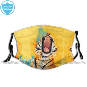 Tiger Mouth Face Mask Wild Yawn Tiger Portrait Colorful Tiger Animal Facial Mask Cool Kawai with 2 Filters for Adult
Tiger Mouth Face Mask Wild Yawn Tiger Portrait Colorful Tiger Animal Facial Mask Cool Kawai with 2 Filters for Adult
