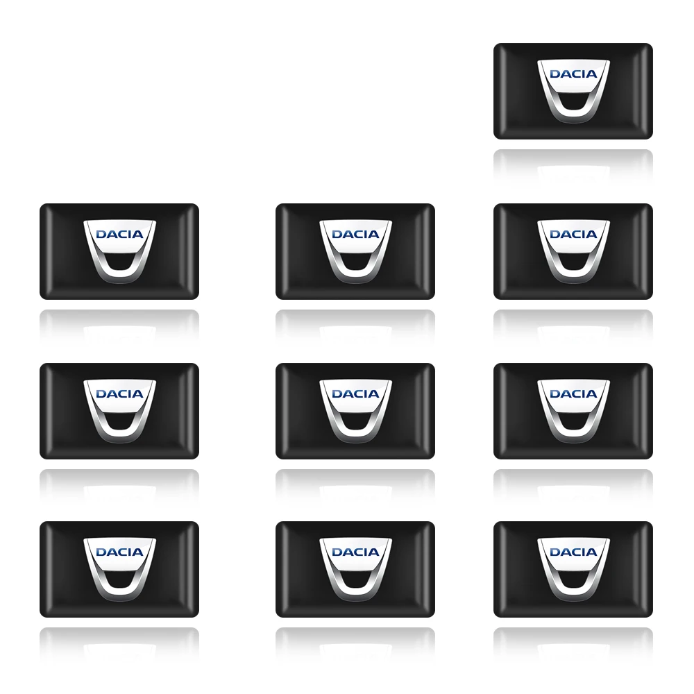 10pcs Car styling Steering wheel 3D small Emblem Sticker Wheel Decal Fit for Dacia Duster Logan Sandero Stepway Lodgy Mcv Dokker
10pcs Car styling Steering wheel 3D small Emblem Sticker Wheel Decal Fit for Dacia Duster Logan Sandero Stepway Lodgy Mcv Dokker