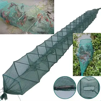 Fishing Trap Durable Sturdy 3.5m/5m Foldable Lobster Crab River Fishing Cage Catching Squid Lake Fishing Net
Fishing Trap Durable Sturdy 3.5m/5m Foldable Lobster Crab River Fishing Cage Catching Squid Lake Fishing Net