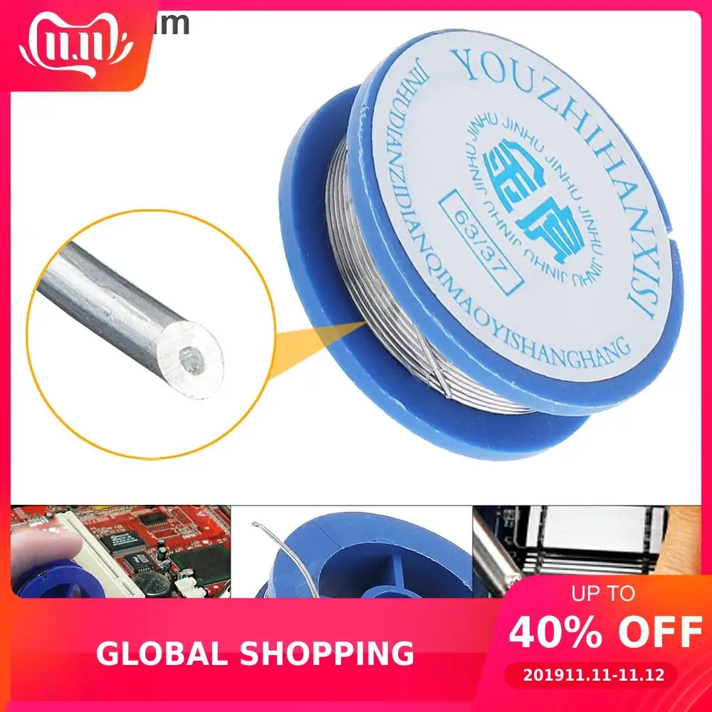 63/37 10g 0.8mm High Purity Tin Lead Rosin Core Solder Wire with 2% Flux Low Melting Point for Electric Soldering Iron
63/37 10g 0.8mm High Purity Tin Lead Rosin Core Solder Wire with 2% Flux Low Melting Point for Electric Soldering Iron