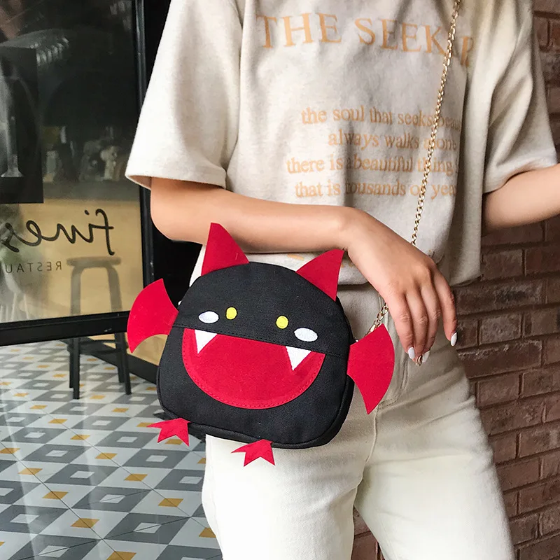 Single-shoulder Bag Women's Little Monster Purse Key Bag Clutch Bag Canvas Bag Mobile Phone Bag Multi-functional Backpack
Single-shoulder Bag Women's Little Monster Purse Key Bag Clutch Bag Canvas Bag Mobile Phone Bag Multi-functional Backpack