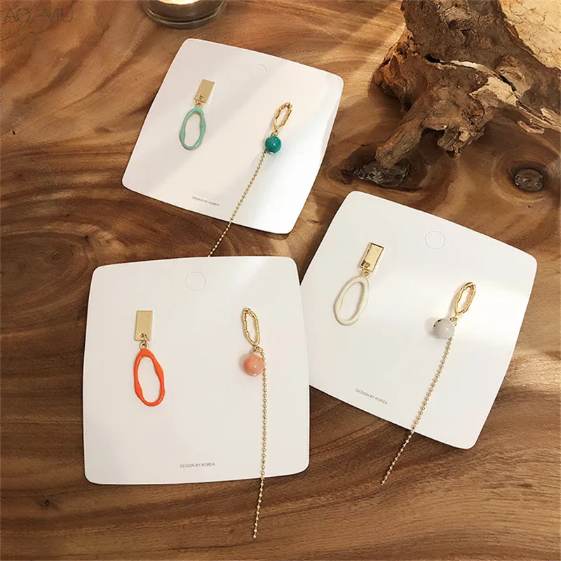 AOMU Classic Sweet Asymmetric Geometry Colorful Hollow Oval Bell Enamel Long Drop Earrings for Women Gifts Party Wedding Jewelry
AOMU Classic Sweet Asymmetric Geometry Colorful Hollow Oval Bell Enamel Long Drop Earrings for Women Gifts Party Wedding Jewelry