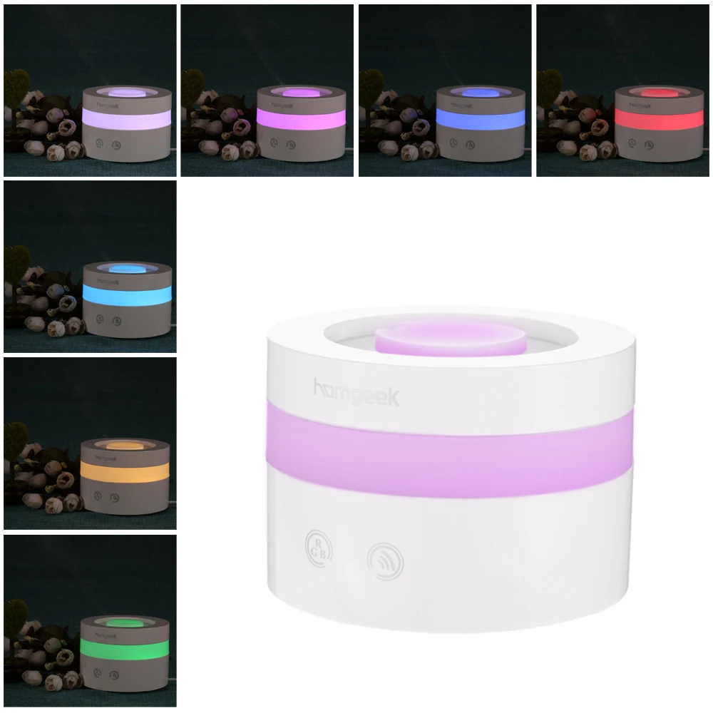 Homgeek Мини USB увлажнитель арома-масла диффузор очиститель воздуха тумана с