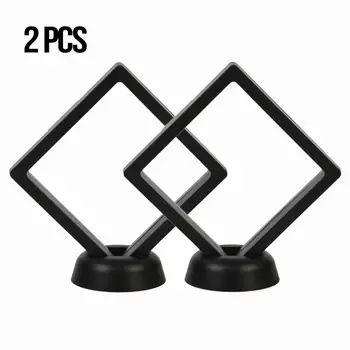 2pcs Set 90*90mm Black 3D Floating Coin Display Jewelry Frame Holder Box Case Stand Exquisite Storage Rack
2pcs Set 90*90mm Black 3D Floating Coin Display Jewelry Frame Holder Box Case Stand Exquisite Storage Rack