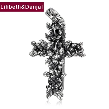 Cross Pendant Real 925 Sterling silver Fashion Vintage Flower Leaf Necklace Pendant Jewelry bijoux femme 2020 New Arrival P59
Cross Pendant Real 925 Sterling silver Fashion Vintage Flower Leaf Necklace Pendant Jewelry bijoux femme 2020 New Arrival P59