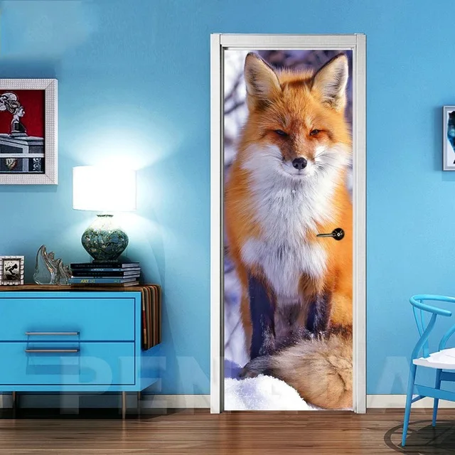3d-Door-Sticker-Home-Decoration-Animal-Fox-Self-Adhesive-Renew-Canvas-Print-Wall-Art-PVC-Waterproof.jpg_640x640 (4)