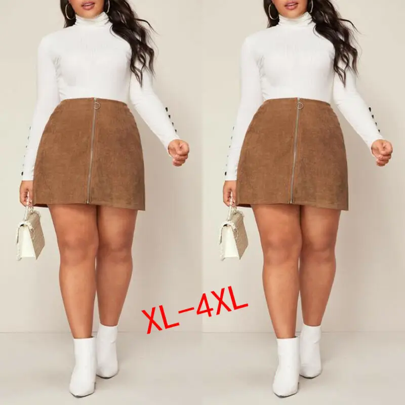 Фото Женская облегающая юбка-карандаш однотонная короткая юбка с высокой талией и