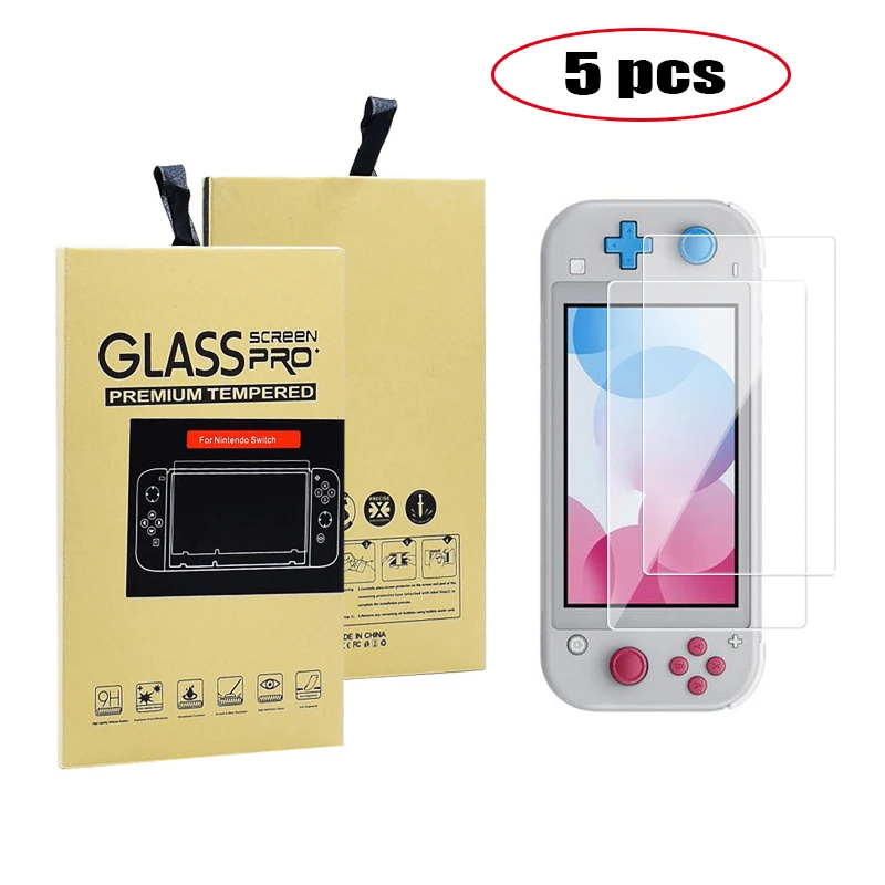5 pieces For Nintendo Switch lite Premium Tempered Glass For Nintend Switch mini Screen Protector
5 pieces For Nintendo Switch lite Premium Tempered Glass For Nintend Switch mini Screen Protector