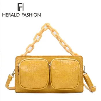 Crocodile Pattern Mini Chain Design PU Leather Crossbody Bags For Women 2020 Fashion Shoulder Handbags Female Travel Totes
Crocodile Pattern Mini Chain Design PU Leather Crossbody Bags For Women 2020 Fashion Shoulder Handbags Female Travel Totes