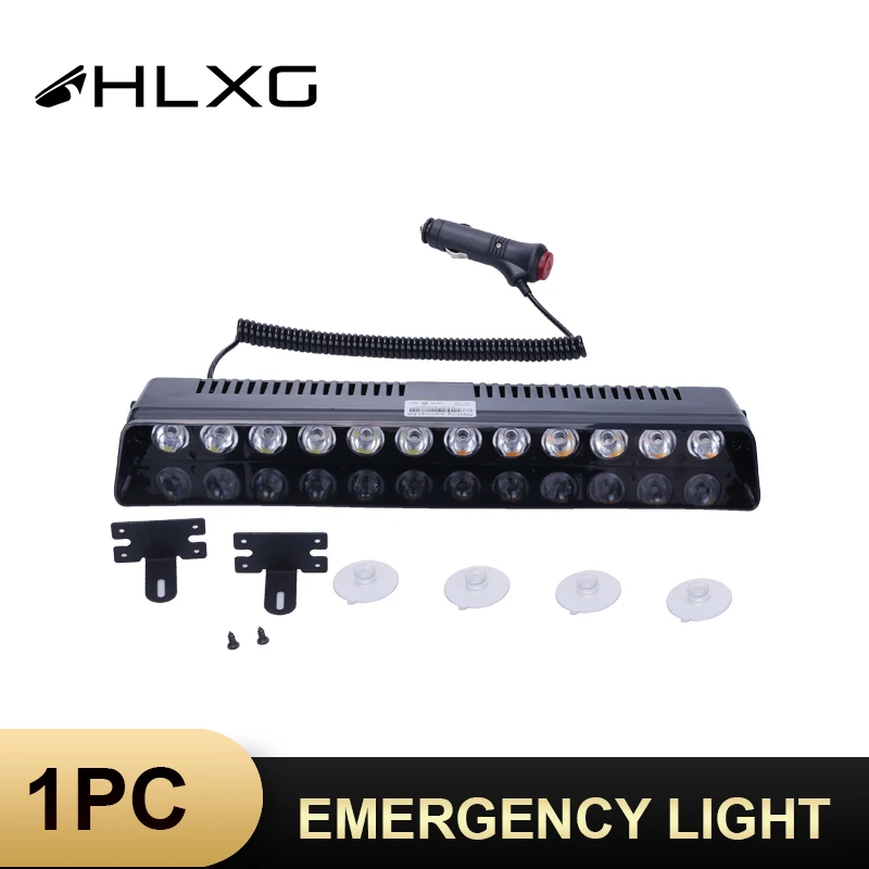 HLXG Universal 12V 12 LED Car Truck Emergency Beacon Hazard Flash Light Traffic light Grille Flashing Strobe Warning | Автомобили и
