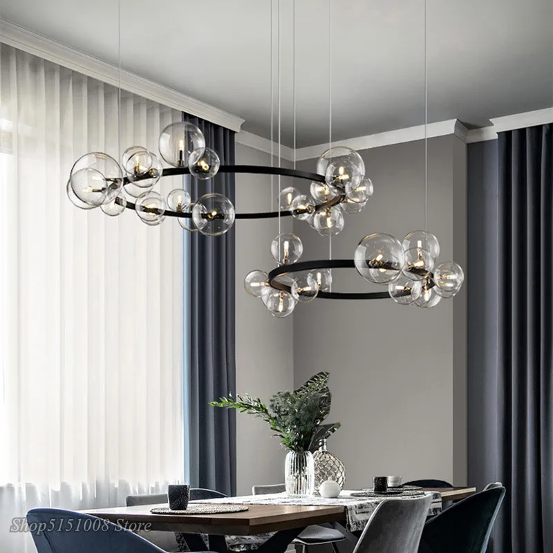 Novelty Glass Balls Led Chandelier Modern Living Room Center Table Dining Kitchen Pendant Lamps Indoor Home Decor Light Fixtures
Novelty Glass Balls Led Chandelier Modern Living Room Center Table Dining Kitchen Pendant Lamps Indoor Home Decor Light Fixtures