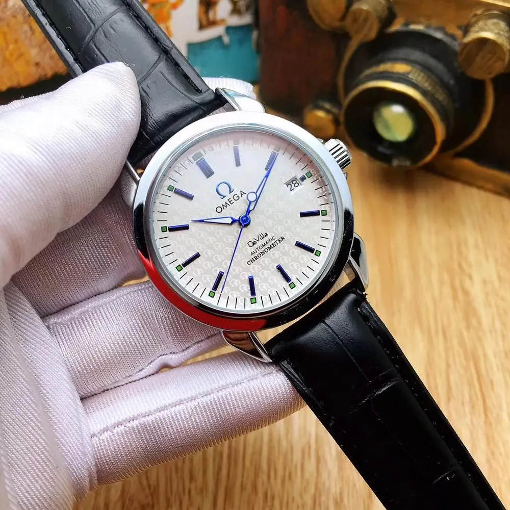 Omega-high-end ceramic bezel men's and women's simple automatic movement 007 watch designer watch watch 1907
Omega-high-end ceramic bezel men's and women's simple automatic movement 007 watch designer watch watch 1907