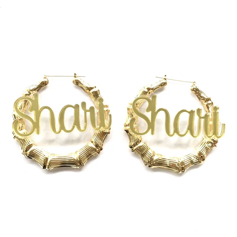 Пользовательские бамбуковые кольца, серьги, Прозрачная основа с персонализированными буквами и именем, акриловые модные украшения
Пользовательские бамбуковые кольца, серьги, Прозрачная основа с персонализированными буквами и именем, акриловые модные украшения