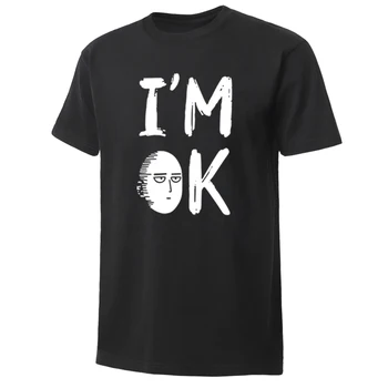 Anime One Punch Man T-Shirts Men'S I Am Ok Print Summer Loose Fit Tees Male Cotton Tops Hot Fashion Harajiku Street Short Sleeve
Anime One Punch Man T-Shirts Men'S I Am Ok Print Summer Loose Fit Tees Male Cotton Tops Hot Fashion Harajiku Street Short Sleeve