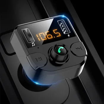 Car Kit Bluetooth 5.0 Handsfree Wireless FM Transmitter LCD MP3 Player Kit USB Charger 3.1A Car Accessories LED Dual USB 4.1A
Car Kit Bluetooth 5.0 Handsfree Wireless FM Transmitter LCD MP3 Player Kit USB Charger 3.1A Car Accessories LED Dual USB 4.1A