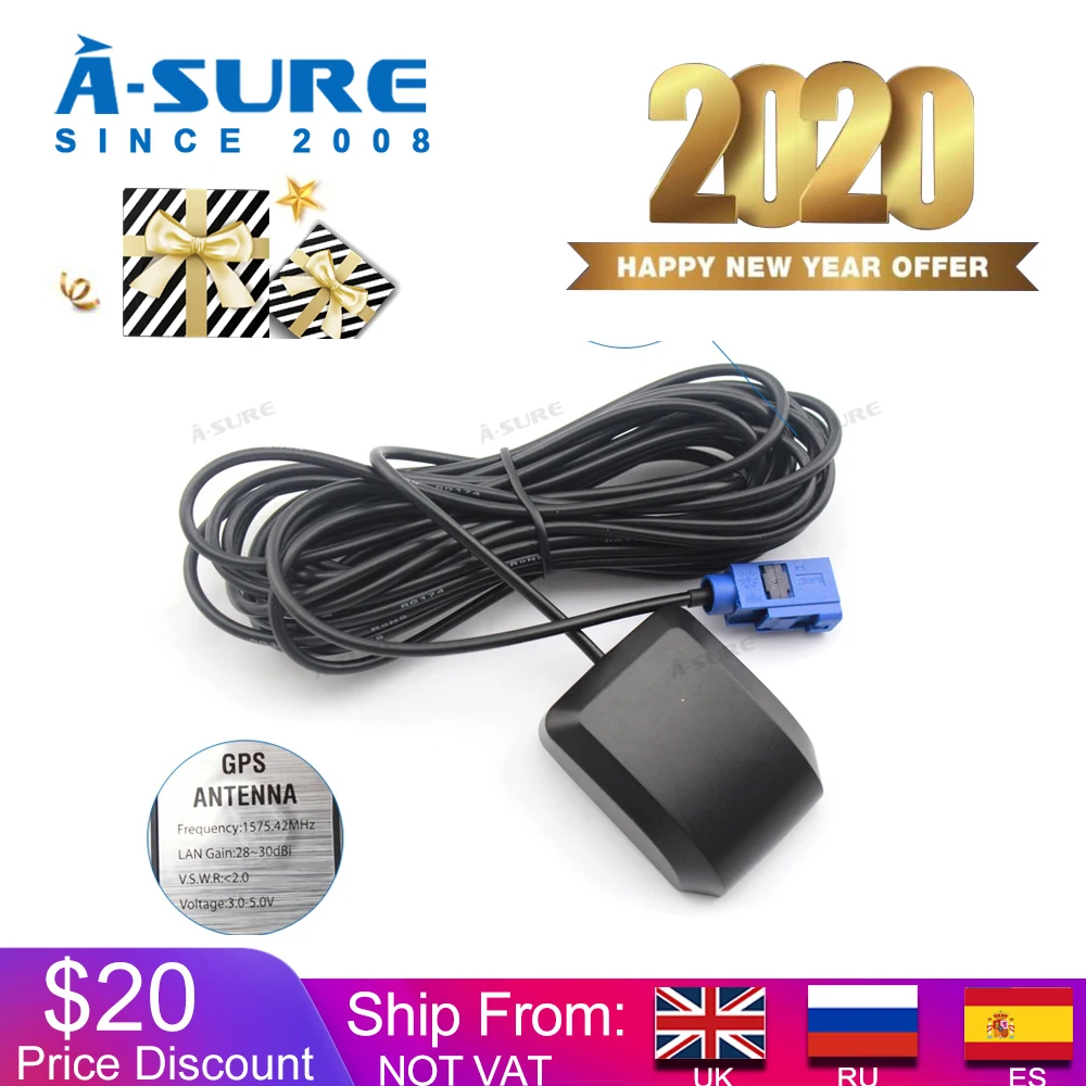 A-Sure New FAKRA GPS antenna FAKRA RNS 510 MFD3 RNS 500 Top Quality For BMW Audi VW Mercedes NTG 2.5 4 Comand APS Vauxhall Opel
A-Sure New FAKRA GPS antenna FAKRA RNS 510 MFD3 RNS 500 Top Quality For BMW Audi VW Mercedes NTG 2.5 4 Comand APS Vauxhall Opel