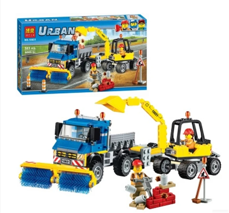 City Figures Sweeper Excavator Model Building Kits Blocks Bricks Toys for Children Compatible Legoinglys 323Pcs
City Figures Sweeper Excavator Model Building Kits Blocks Bricks Toys for Children Compatible Legoinglys 323Pcs