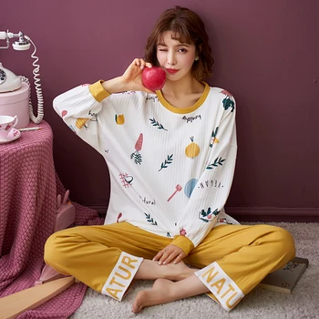 New Spring Women Pyjamas Sets Fashion Plaid Pajamas Sleepwear Suit Soft Pure Cotton Nightgown Female Cartoon Animal Pijama Mujer
New Spring Women Pyjamas Sets Fashion Plaid Pajamas Sleepwear Suit Soft Pure Cotton Nightgown Female Cartoon Animal Pijama Mujer