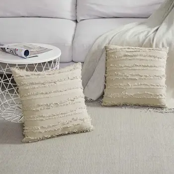 2 Packs Decoration Cushion Covers 45x45,Cotton Square Throw Pillow Covers Cases for Couch Bed Sofa Car
2 Packs Decoration Cushion Covers 45x45,Cotton Square Throw Pillow Covers Cases for Couch Bed Sofa Car