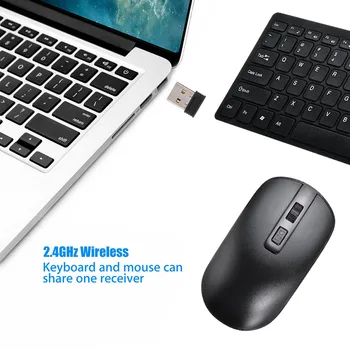 For Laptop PC Computer Wireless Keyboard Slim Silent Key Board W/ Mouse Combo Set USB Receiver 2.4GHZ 2Colors Mayitr
For Laptop PC Computer Wireless Keyboard Slim Silent Key Board W/ Mouse Combo Set USB Receiver 2.4GHZ 2Colors Mayitr