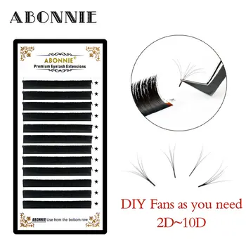 Abonnie Easy Fans Eyelash Extensions Individual False Mink Lashes C/D Curl False eyelashes,Russian volume
Abonnie Easy Fans Eyelash Extensions Individual False Mink Lashes C/D Curl False eyelashes,Russian volume