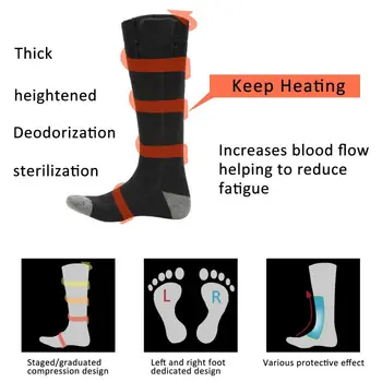 Unisex Electric Rechargeabl Heating Socks Winter Ski Warmer Cotton Socks For Hunting Camping Socks
Unisex Electric Rechargeabl Heating Socks Winter Ski Warmer Cotton Socks For Hunting Camping Socks