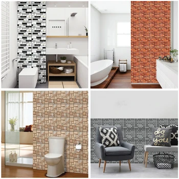 Square Mosaic Stick Tile 3D Grain Brick Wall Stickers DIY Arts Crafts Making Home Decoration Material for Craft
Square Mosaic Stick Tile 3D Grain Brick Wall Stickers DIY Arts Crafts Making Home Decoration Material for Craft