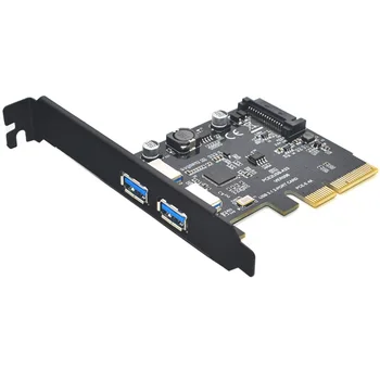 Add On Cards SuperSpeed 10Gbps USB 3.1 2 Port PCI-E Express Card 15pin SATA Power Connector PCIE Adapter ASM3142 Chipset USB HUB
Add On Cards SuperSpeed 10Gbps USB 3.1 2 Port PCI-E Express Card 15pin SATA Power Connector PCIE Adapter ASM3142 Chipset USB HUB