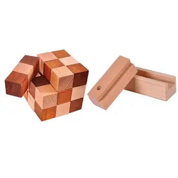 3D handmade vintage Luban lock wooden toys adults puzzle children Educational Toy adult Christmas gift
3D handmade vintage Luban lock wooden toys adults puzzle children Educational Toy adult Christmas gift