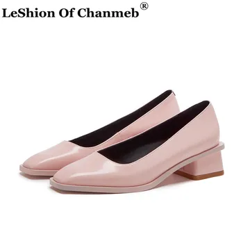 New Fashion Women's Block Heels Shoes Real Leather zapatos mujer Woman Ladies Square Toe Pumps Casual Party Basic Shoes Spring
New Fashion Women's Block Heels Shoes Real Leather zapatos mujer Woman Ladies Square Toe Pumps Casual Party Basic Shoes Spring