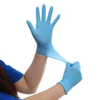 100Pcs Unisex Disposable Housework Cleaning Mechanic Protective Nitrile Gloves nice 
100Pcs Unisex Disposable Housework Cleaning Mechanic Protective Nitrile Gloves nice