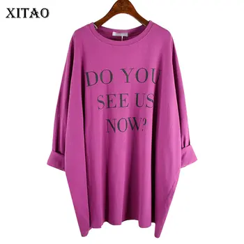 XITAO Plus Size Letter Print T Shirt Women Clothes 2020 Summer New Fashion Loose Pullover Full Sleeve Match All Tee Top DMY3776 
XITAO Plus Size Letter Print T Shirt Women Clothes 2020 Summer New Fashion Loose Pullover Full Sleeve Match All Tee Top DMY3776