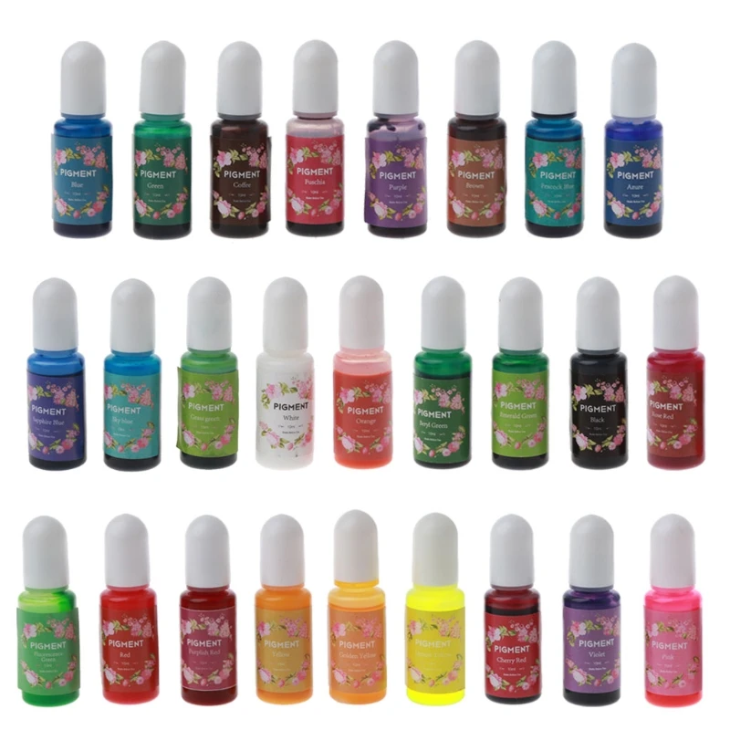 26 Colors Epoxy Resin Pigment Liquid Resin Colorant Pigment Kit Resin Colorant Dye Resin Jewelry Making Art Crafts Tools
26 Colors Epoxy Resin Pigment Liquid Resin Colorant Pigment Kit Resin Colorant Dye Resin Jewelry Making Art Crafts Tools